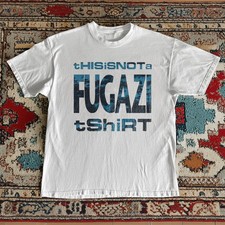 1990s Fugazi You Are Not What You Own White Heavy Cotton T-Shirt picture