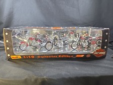 MAISTO 1:18 Harley Davidson Collector Edition Series 9 Motorcycle Set Box Damage picture