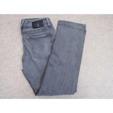 BKE Jake Straight Grey Denim Jeans Mens 32x32 Stretch Straight Leg Wash picture