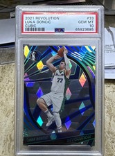 2021-22 Panini Revolution - Luka Dončić #33 Cubic 11/50 PSA 10 picture