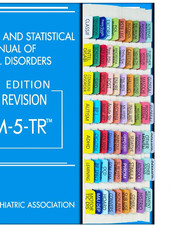 DSM-5-TR Paperback book with Color-Coded Index Tabs isbn 978-0890425763 picture