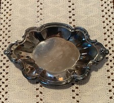 Vintage 1940s-50s International Silver Co. Ornate Tray Serving Dish Made USA picture