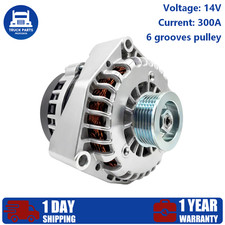 300A 14V High Output Alternator For Cadillac Escalade Chevy Avalanche 2007-2011 picture
