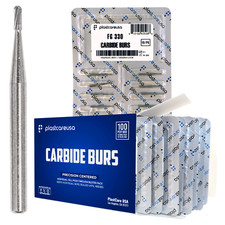 100 FG 330 Carbide Dental Burs High Speed Handpiece Friction Grip Drill Bits picture