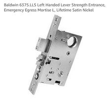 Baldwin Emergency Egress Mortise6375.LLS Left Handed Lever Strength Entrance picture