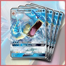 Pokémon TCG Gyarados GX - SM212 Sun & Moon Promo Set of 4 picture