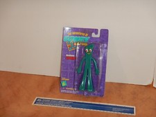 TRENDMASTERS 1995 THE ADVENTURES OF GUMBY & FRIENDS; BENDABLE GUMBY FIGURE, NOS picture