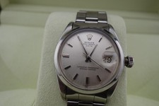 ROLEX 1500 Oyster Perpetual Date, Automatic, 34mm, Silver Dial.   Vintage 1966 picture