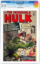 Incredible Hulk #5 CGC 8.0 White Pages 1963 Marvel Comics Silver Age High Graded picture