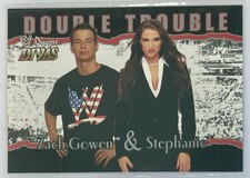 Zach Gowen & Stephanie McMahon | 2003 Fleer WWE Divine Divas Double Trouble #90 picture