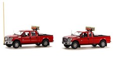Sword Models SW1300-RC 1:50 Ford F250 Escort Set in Red - 2 Truck Set picture