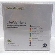 Nu Skin NuSkin Pharmanex Lifepak Nano Anti-Aging 60 packets  NEW SEALED picture
