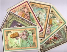 ALICE FOREVER (6PK) HANDMADE 4x6 EPHEMERA POCKET CARDS Double-Sided picture