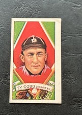 1912 Hassan Rare Ty Cobb handcut Card from triple folder Rare picture