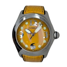 Corum Bubble 44mm Yellow Dial Swiss Quartz Watch 163.150.20 picture