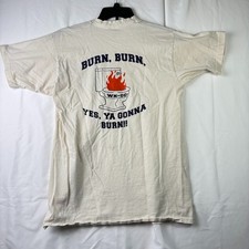 VTG 1996 Wheaton North Cross Country T Shirt Large Single Stitch FOTL USA picture