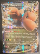 2014 Pokemon XY Furious Fists Dragonite JUMBO Promos EX Holo Rare #74/111 NM picture