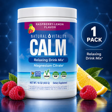 CALM Magnesium Powder Raspberry Lemon 16 oz Vegan Non-GMO Supplement picture