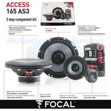 Focal Access 165 AS3 3-Way Coaxial Car Speakers 6.5