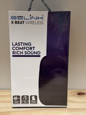 New In Box-Belink X Beat Wireless Foldable Headphones Limited Edition Blue picture