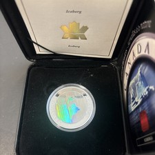2004 $20 Canada Natural Wonders Iceberg .999 Fine Silver picture