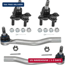 Detroit Axle - Front 4pc Ball Joints Tie Rods for 2016-2021 Honda Civic picture