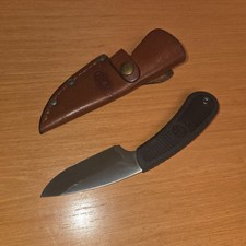 Vtg KA-BAR 1443 Precision Hunter Small Drop Point Fixed Blade Knife USA picture