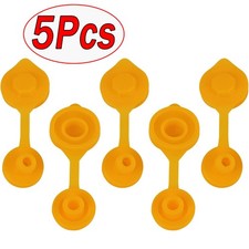 5Pcs Yellow Fuel Gas Can Jug Vent Cap Blitz Scepter Essence Midwest Eagle picture