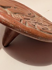 Pre-Columbian 30,000 - 15,000 BCE Ceremonial Terracotta Body Stamp Ecuador 5.5 