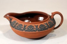 Wedgwood William IV Rosso Antico Jasper Creamer with Black Basalt c. 1835 picture