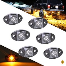 6pc AMBER LED Rock Light Kit 4x4 4wd Offroad ATV UTV- LAMPHUS StarDust SDRL14 picture