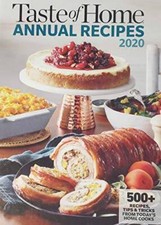 Taste of Home Annual Recipes 2020 - Hardcover By Taste of Home - VERY GOOD picture