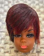VINTAGE 1967 #1127 TNT JULIA/#1128 TALKING JULIA DOLL HEAD ONLY/BEAUTIFUL picture