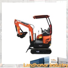 Landhonor 1 Ton EPA Mini Excavator 11.4HP Industrial Digger with Crawler Backhoe picture