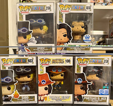Funko Pop One Piece Sabo & Portgas D. Ace 5 Vinyl Lot Exclusive Boxed picture