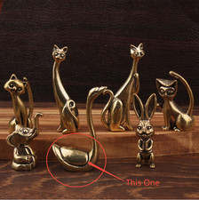 Swan Ring Holder Brass Desktop Ornament, Elegant Jewelry Display Stand picture