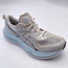 ASICS Superblast 2 Running Shoes Mens 9.5 Cream Blue FF Turbo+ 1013A142 Sneaker picture