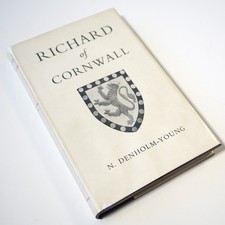 Richard of Cornwall by N. Denholm-Young - Hardback with original dust jacket picture