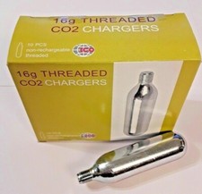 20 CO2 16g threaded cartridg C02 keg charger soda Mr.Fizz refill food svc ICO picture