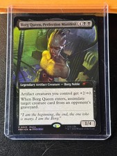MTG Borg Queen Perfection Manifest Promo Foil NYCC Star Trek magic gathering  picture