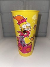 Jack in The Box Simpsons Collectable Glow In The Dark Cups + FREE JIBBI PER CUP picture
