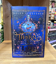 Helen Scheuerer Thorns & Fire Hardcover Ashes of Thezmarr Bramble Fantasy picture