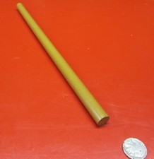 PTFE Rulon J, Round Rod, Gold Tint, 1/2