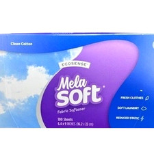 Melaleuca Ecosense Clean Cotton MelaSoft 16 oz Dryer Sheets-100 Sheets in Box picture