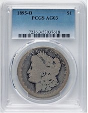 1895-O $1 Morgan Silver Dollar PCGS AG03 KEY DATE picture
