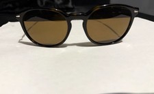 Giorgio Armani Unisex Round Sunglasses Brown Gray Frame Color picture