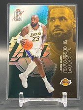 Lebron James 2025-26 Topps Signature Class Green Refractor #/150 Lakers #51 picture