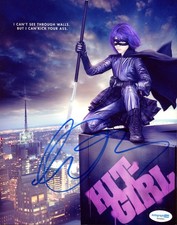 Chloe Grace Moretz Signed 8x10 Photo Kick-Ass Hit-Girl ACOA picture