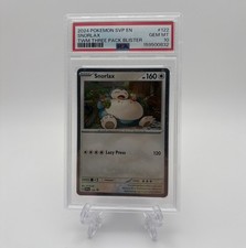 2024 Pokemon SVP EN - TWM Three Pack Blister Snorlax #122 PSA 10 GEM MT picture