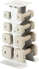 SafeGrip Square Dumbbells W/ Anti-Slip Handles Safe Weight Lifting Equipment for picture